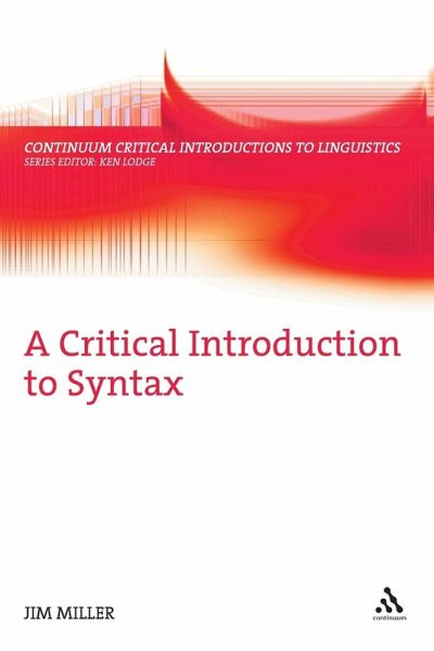 A Critical Introduction to Syntax A Critical Introduction to Syntax