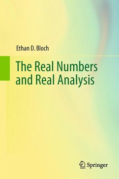 The Real Numbers and Real Analysis - Bloch, Ethan D.