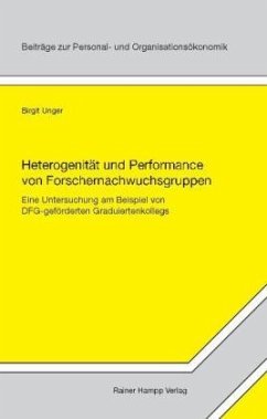 Cover Heterogenität und Performance von Forschernachwuchsgruppen