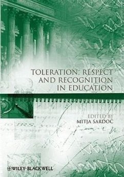 Toleration, Respect and Recognition in Education - Sardoc, Mitja