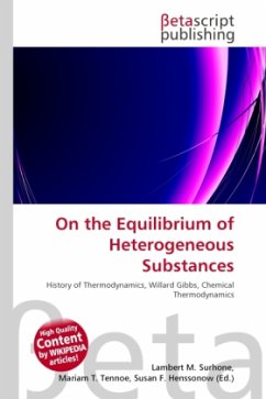 On the Equilibrium of Heterogeneous Substances