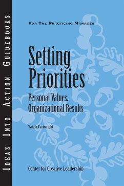 Setting Priorities: Personal Values, Organizational Results - Cartwright, Talula