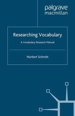 Researching Vocabulary - Schmitt, N.