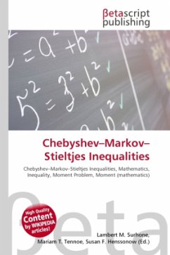 Chebyshev Markov Stieltjes Inequalities