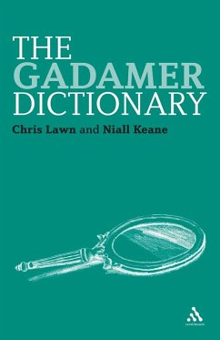 Cover The Gadamer Dictionary