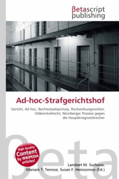 Ad-hoc-Strafgerichtshof