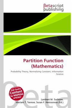 Partition Function (Mathematics)