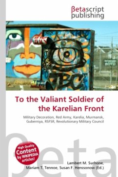 Cover To the Valiant Soldier of the Karelian Front