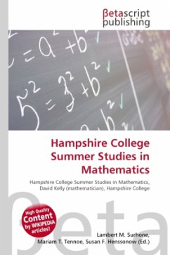 Hampshire College Summer Studies in Mathematics