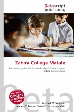 Cover Zahira College Matale