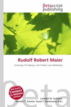 Cover Rudolf Robert Maier