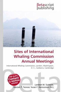 Cover Sites of International Whaling Commission Annual Meetings