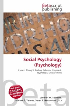 Social Psychology (Psychology)