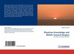 Physician Knowledge and Beliefs Toward Hospice - Sanchez, Cynthia