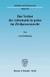 Das Verbot der reformatio in peius im... - Bild 1