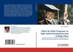 Effect On ESOL Programs'' In High School Graduation And College Plans - Chung, Gifty