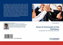 Sense of Community at the Workplace - Wombacher, Jörg