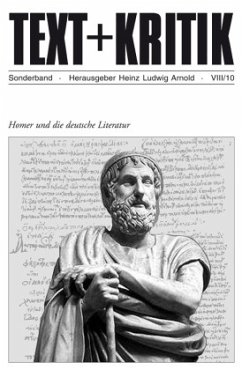 Cover Homer und die deutsche Literatur / Text + Kritik Sonderbd.