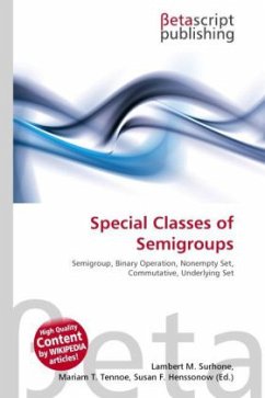 Special Classes of Semigroups