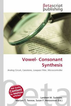 Vowel- Consonant Synthesis