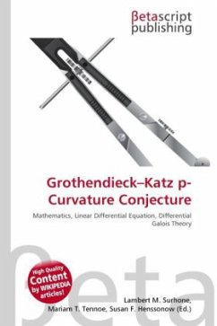 Grothendieck Katz p- Curvature Conjecture