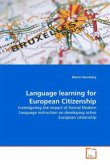 Language learning for European Citizenship