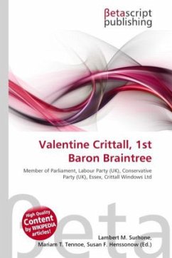 Valentine Crittall, 1st Baron Braintree