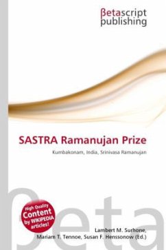 SASTRA Ramanujan Prize