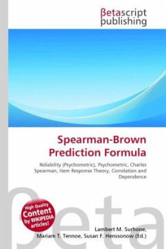 Spearman-Brown Prediction Formula