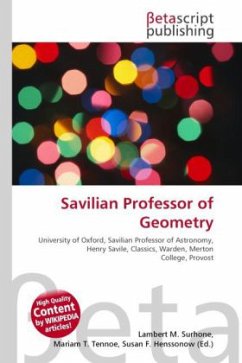 Savilian Professor of Geometry