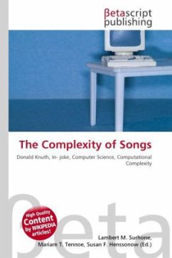 Cover The Complexity of Songs