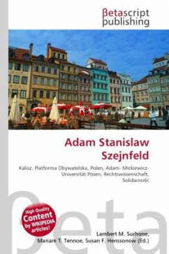 Cover Adam Stanislaw Szejnfeld