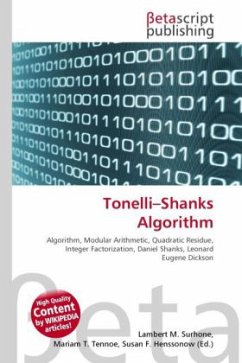 Cover Tonelli Shanks Algorithm