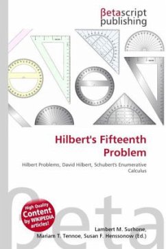 Hilbert's Fifteenth Problem