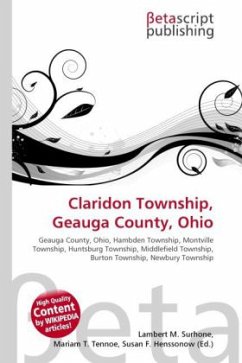 Cover Claridon Township, Geauga County, Ohio