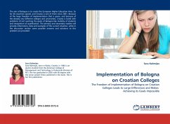 Implementation of Bologna on Croatian Colleges - Nahmijas, Sara