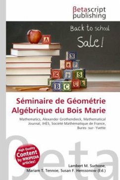 Séminaire de Géométrie Algébrique du Bois Marie