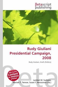 Rudy Giuliani Presidential Campaign, 2008