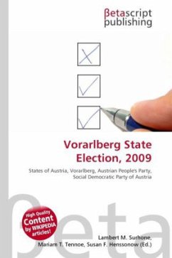 Vorarlberg State Election, 2009