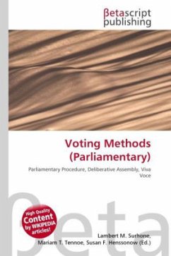 Voting Methods (Parliamentary)