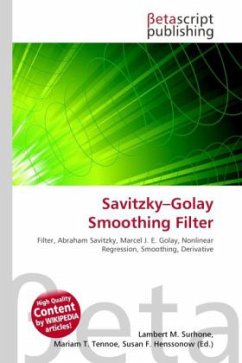 Savitzky Golay Smoothing Filter