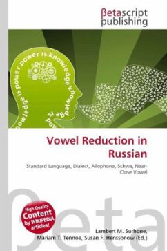Vowel Reduction in Russian