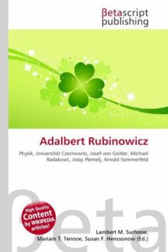 Cover Adalbert Rubinowicz