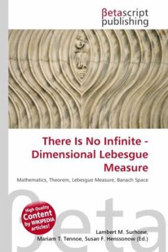 There Is No Infinite - Dimensional Lebesgue Measure