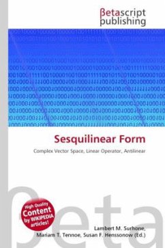 Cover Sesquilinear Form