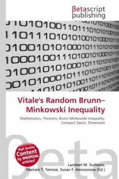 Vitale's Random Brunn Minkowski Inequality