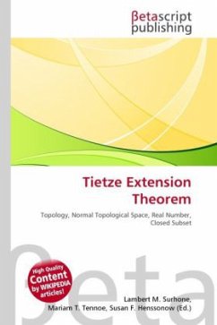 Tietze Extension Theorem