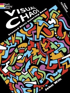 Visual Chaos Stained Glass Coloring Book - Wik, John