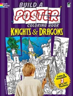 Build a Poster Coloring Book--Knights & Dragons - Roytman, Arkady