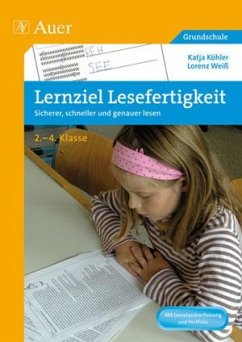 Lernziel Lesefertigkeit - Köhler, Katja;Weiß, Lorenz